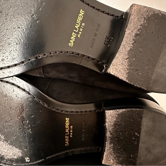 Saint Laurent Wyatt Jodhpur boots black suede size 41.5/8.5 - Picture 8 of 8